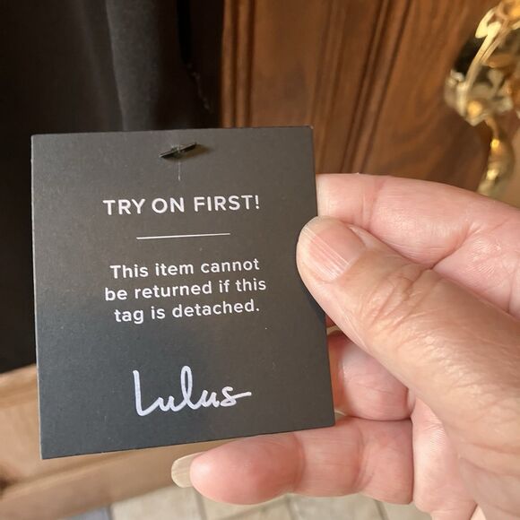 NWT Lulus Women's Perfect Mesh Bodycon Dress 3/4 Sleeve Black - Size M LBD Sheer - Picture 3 of 13